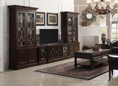 Living room Set 2x Display case TV stand Coffee table set Living furniture Modern